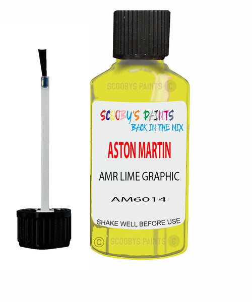 Paint For Aston Martin V12 VANTAGE AMR LIME GRAPHIC Code: AM6014 Car Touch Up Paint