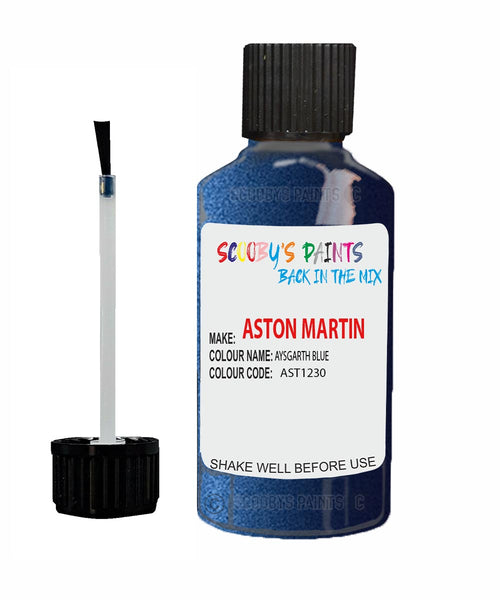 Paint For Aston Martin V12 VANQUISH AYSGARTH BLUE Code: AST1230 Car Touch Up Paint