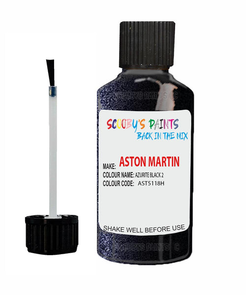 Paint For Aston Martin VH3 AZURITE BLACK 2 Code: AST5113D Car Touch Up Paint