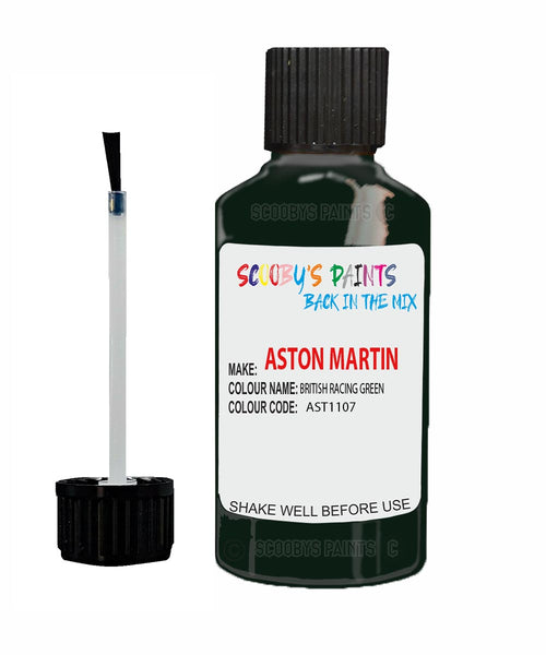 Paint For Aston Martin V12 VANQUISH BRITISH RACING GREEN Code: AST1107 Car Touch Up Paint