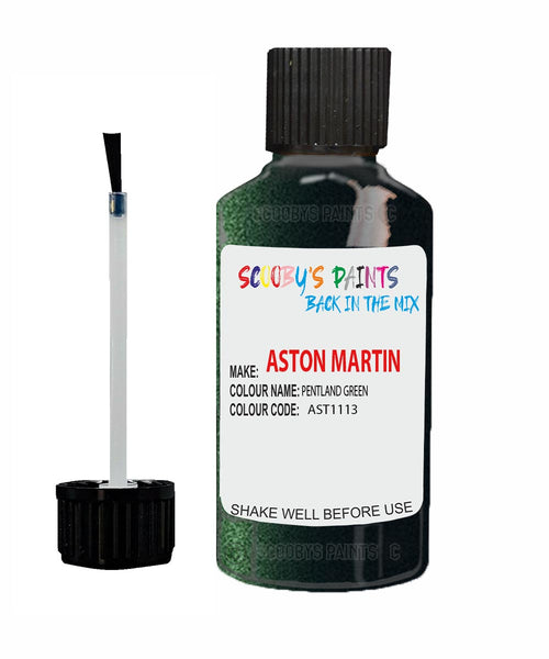 Paint For Aston Martin DB7 VANTAGE PENTLAND GREEN Code: AST1113 Car Touch Up Paint