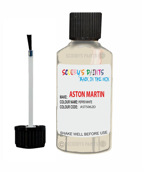 Paint For Aston Martin DB9 PEPPER WHITE - MINI Code: AST5062D Car Touch Up Paint