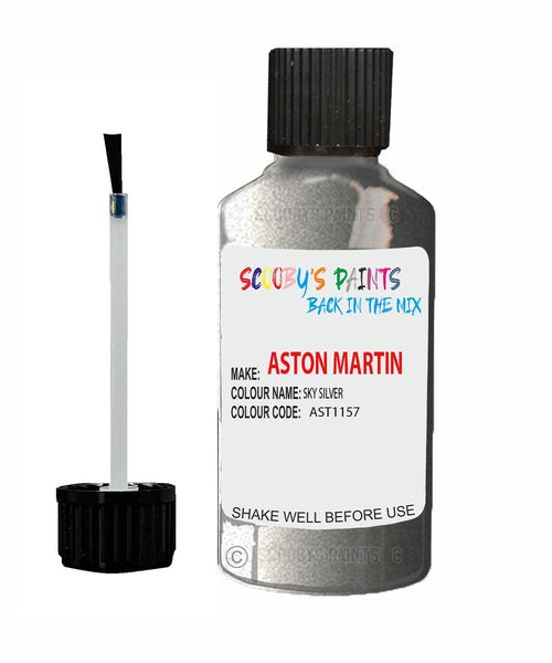 Paint For Aston Martin DB7 SKY SILVER Code: AST1157 Car Touch Up Paint