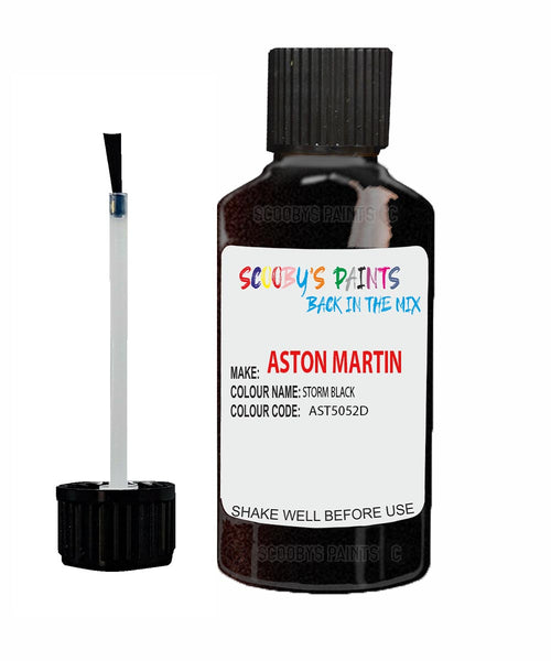 Paint For Aston Martin DB9 STORM BLACK Code: AST5052D Car Touch Up Paint