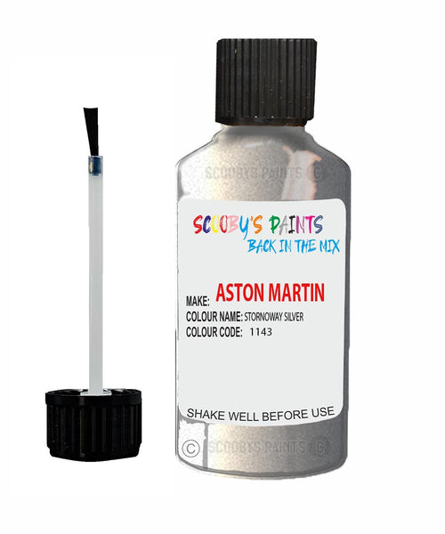 Paint For Aston Martin DB7 STORNOWAY SILVER Code: 1143 Car Touch Up Paint