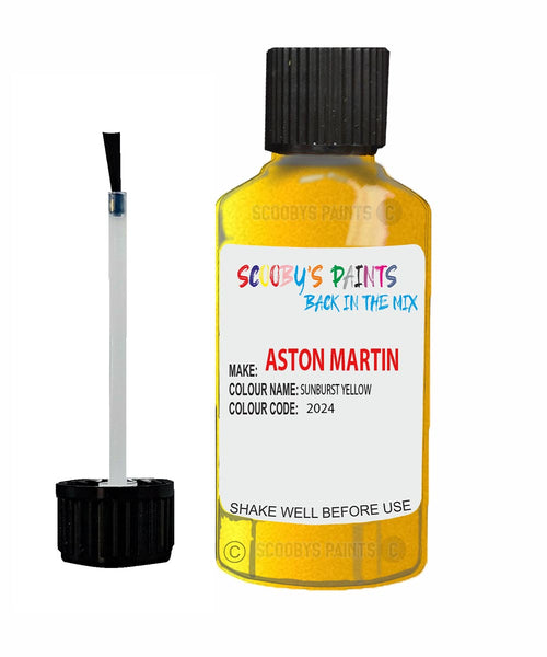 Paint For Aston Martin DB9 SUNBURST YELLOW Code: 2024 Car Touch Up Paint