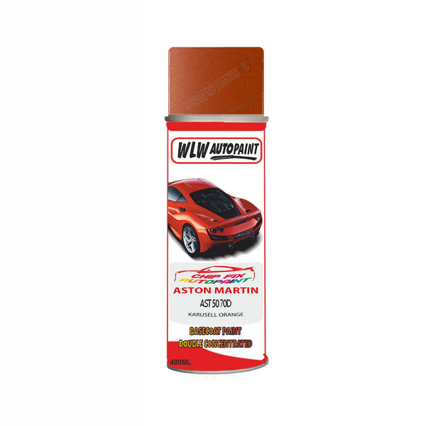 Paint For Aston Martin V8 Karusell Orange Code Ast5070D Aerosol Spray Can Paint