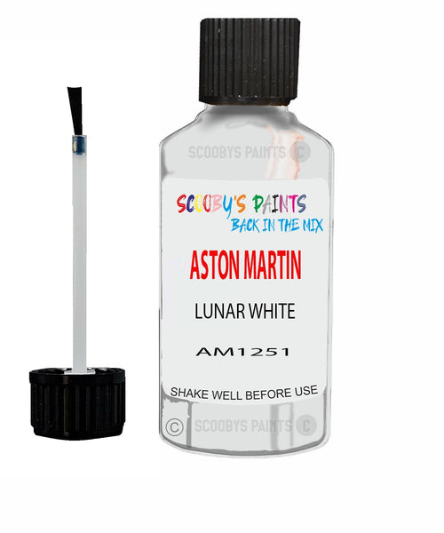 Paint For Aston Martin V12 VANTAGE LUNAR WHITE Code: AM1251 Car Touch Up Paint