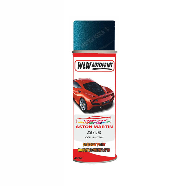 Paint For Aston Martin V12 Vanquish Ocellus Teal Code Ast5173D Aerosol Spray Can Paint