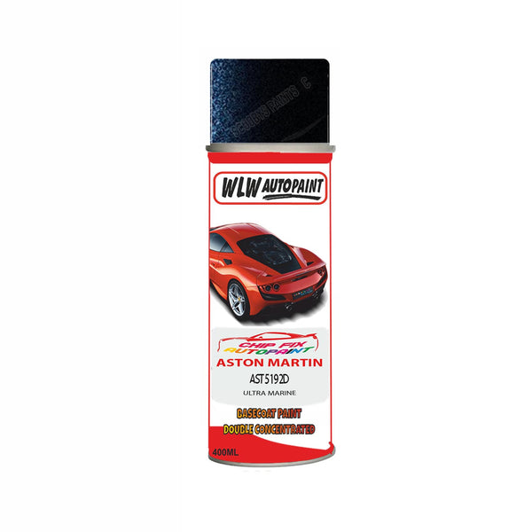 Paint For Aston Martin V8 Ultra Marine Code Ast5192D Aerosol Spray Can Paint