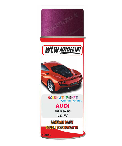 AUDI TT BEERE code: LZ4W Car Aerosol Spray Paint 1998-2006