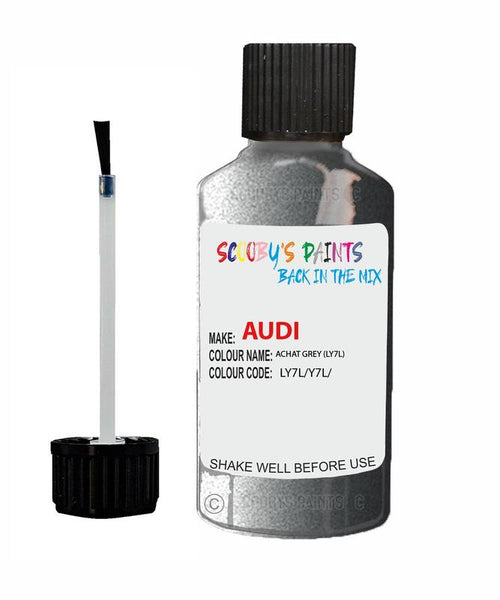 Paint For Audi A6 S6 Agate Grey Code Ly7L Touch Up Paint Scratch Stone Chip