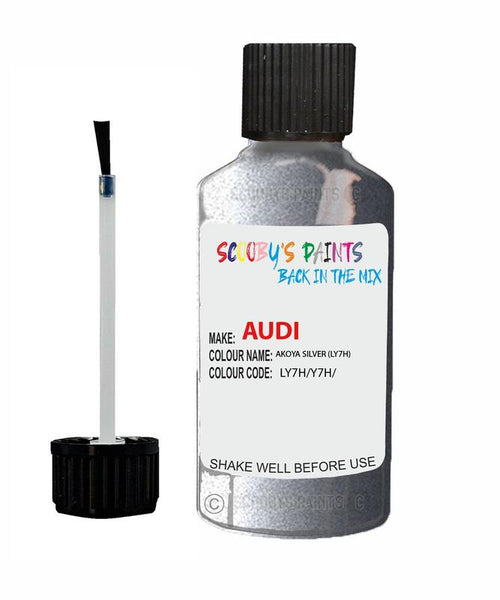 audi a8 l akoya silver code ly7h touch up paint 2003 2010 Scratch Stone Chip Repair 