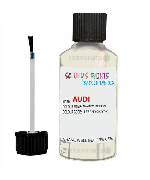 Paint For Audi A1 Sportback Amalfi White Code Lf5B Ly9K Y9K Touch Up Paint