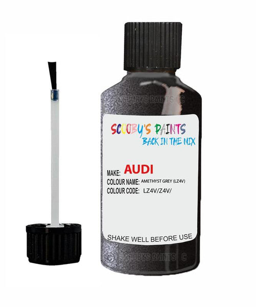 Paint For Audi A4 S4 Amethyst Grey Code Lz4V Touch Up Paint Scratch Stone Chip