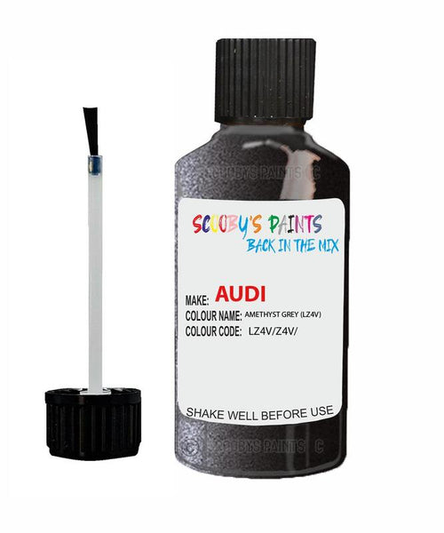 Paint For Audi A6 S6 Amethyst Grey Code Lz4V Touch Up Paint Scratch Stone Chip