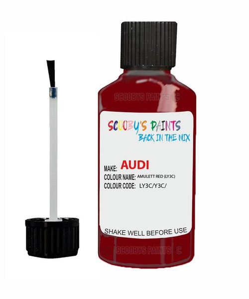 Paint For Audi A6 Amulet Red Code Ly3C Touch Up Paint Scratch Stone Chip Repair