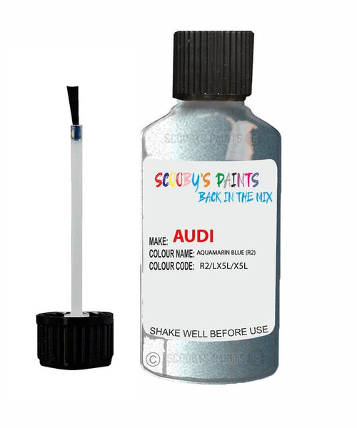 Paint For Audi A4 S4 Aquamarine Blue Code R2 Touch Up Paint Scratch Stone Chip