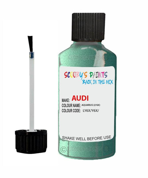 Paint For Audi A4 S4 Aquarius Code Ly6X Touch Up Paint Scratch Stone Chip Repair