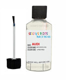 audi a8 l arktic white code ly9d touch up paint 2002 2010 Scratch Stone Chip Repair 