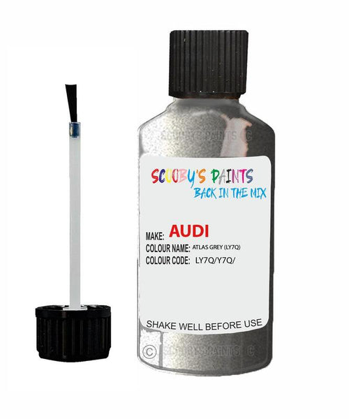 Paint For Audi A4 S4 Atlas Grey Code Ly7Q Touch Up Paint Scratch Stone Chip