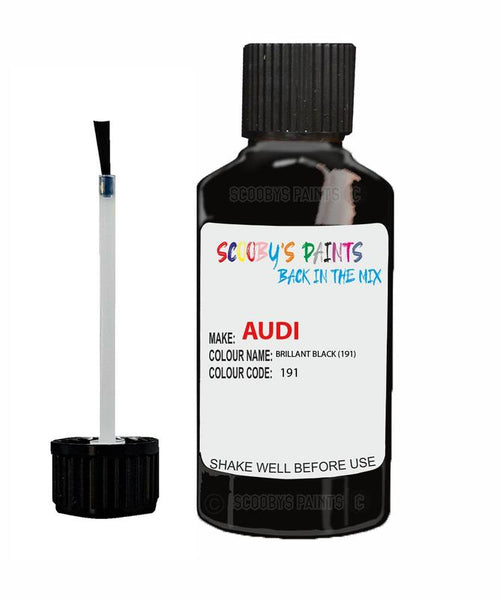 Paint For Audi A4 Brillant Black Code 191 Touch Up Paint Scratch Stone Chip