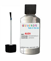 audi s4 cuvee silver silver code lx1y touch up paint 2011 2018 Scratch Stone Chip Repair 