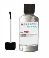 audi s8 cuvee silver silver code lx1y touch up paint 2011 2018 Scratch Stone Chip Repair 