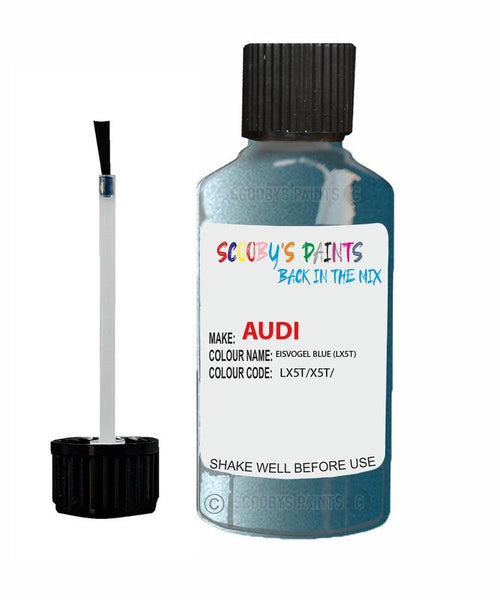 Paint For Audi A3 Cabrio Eisvogel Blue Code Lx5T Touch Up Paint