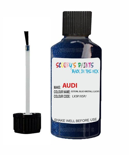 Paint For Audi A3 Cabrio Estoril Blue Kristall Code Lx5P Touch Up Paint