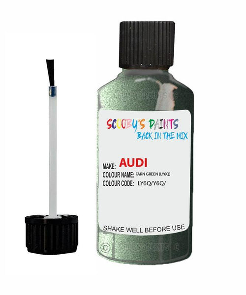 Paint For Audi A8 Farn Green Code Ly6Q Touch Up Paint Scratch Stone Chip Repair