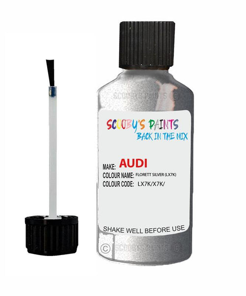 Paint For Audi A8 Florett Silver Code Lx7K Touch Up Paint Scratch Stone Chip