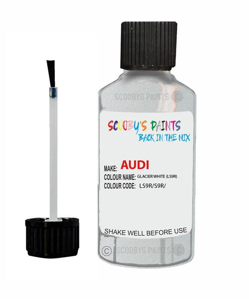 Paint For Audi A4 Glacier White Code Ls9R S9R Touch Up Paint Scratch Stone Chip