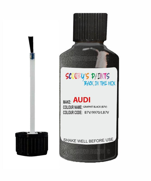 audi a5 graphit black code b7v 9970 lb7v touch up paint 1990 1990 Scratch Stone Chip Repair 