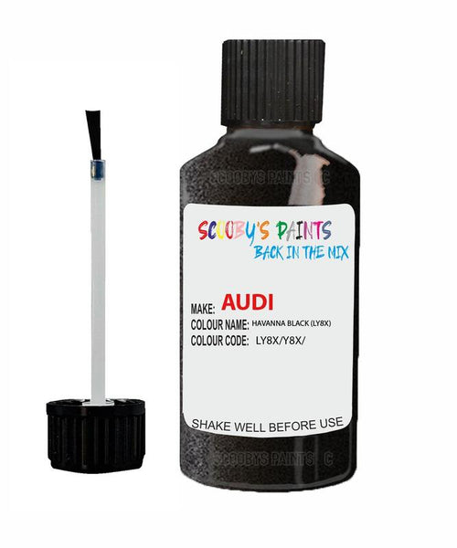Paint For Audi A8 Havanna Black Code Ly8X Touch Up Paint Scratch Stone Chip