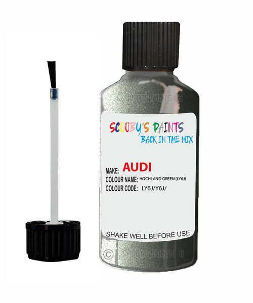 Paint For Audi A4 Hochland Green Code Ly6J Touch Up Paint Scratch Stone Chip