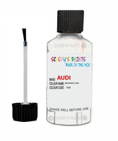 Paint For Audi A4 Ibis White Code 104 Touch Up Paint Scratch Stone Chip Repair