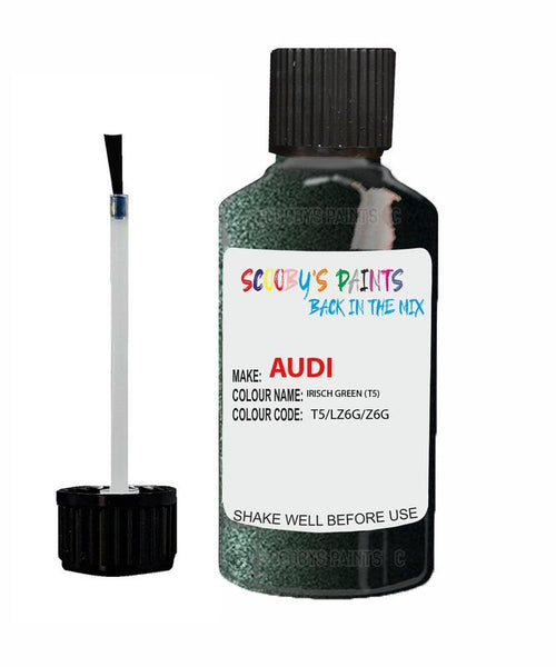 audi a8 l irisch green code t5 touch up paint 2001 2006 Scratch Stone Chip Repair 