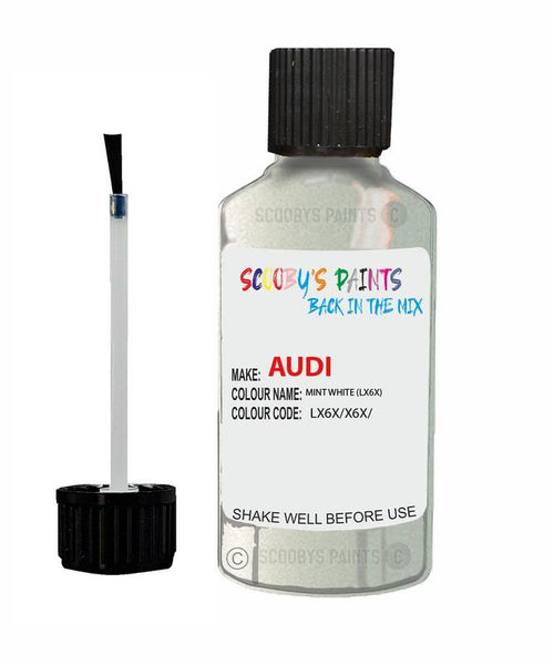 Paint For Audi A5 Mint White Code Lx6X Touch Up Paint Scratch Stone Chip Repair