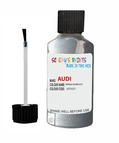 audi a5 coupe monza silver code u7 touch up paint 2008 2013 Scratch Stone Chip Repair 