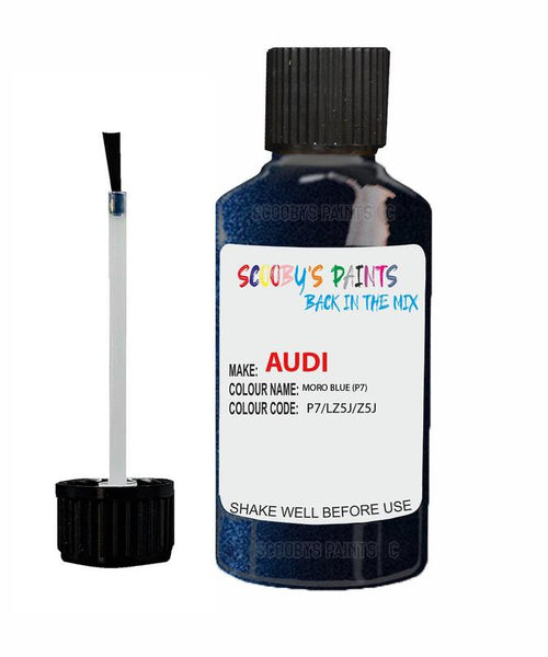 audi tt roadster moro blue code p7 touch up paint 2001 2010 Scratch Stone Chip Repair 