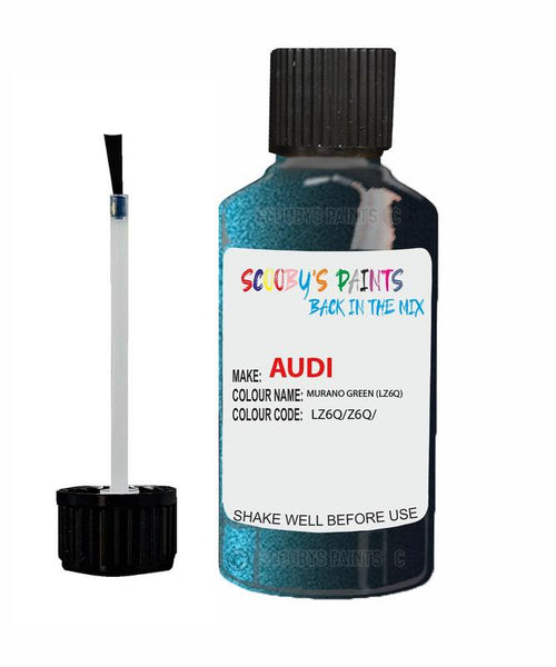 audi s8 murano green code lz6q touch up paint 2003 2008 Scratch Stone Chip Repair 