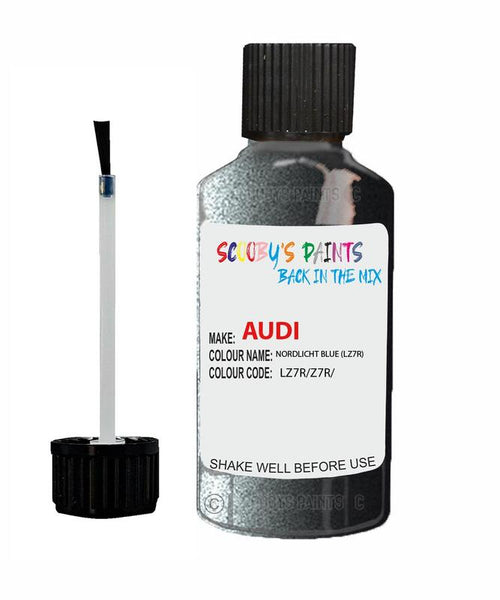 audi s8 nordlicht blue code lz7r touch up paint 2002 2010 Scratch Stone Chip Repair 