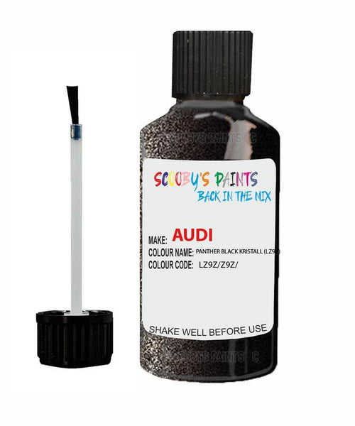 audi tt panther black kristall code lz9z touch up paint 2010 2018 Scratch Stone Chip Repair 