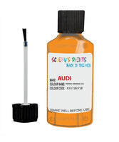 audi tt papaya orange code x3 touch up paint 2003 2007 Scratch Stone Chip Repair 