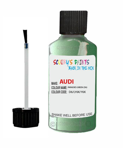 Paint For Audi A3 S3 Paradies Green Code D6 Ly6K Y6K Touch Up Paint