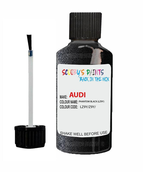 Paint For Audi A3 S3 Phantom Black Code Lz9Y Touch Up Paint Scratch Stone Chip