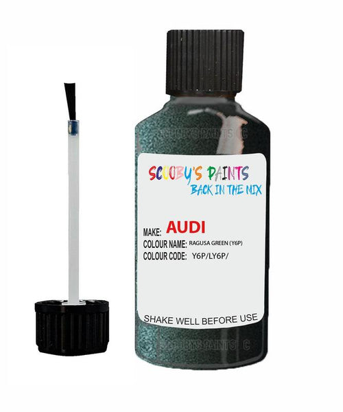 audi s8 ragusa green code y6p touch up paint 1990 2001 Scratch Stone Chip Repair 