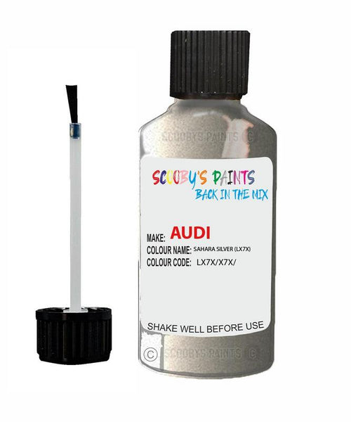 audi tt sahara silver code lx7x touch up paint 2006 2015 Scratch Stone Chip Repair 