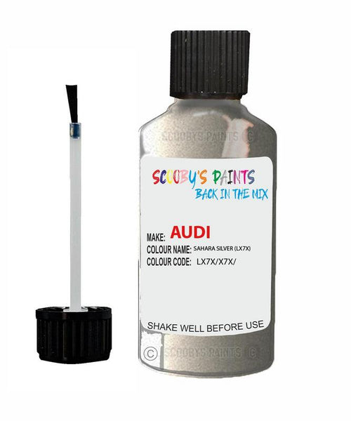 Paint For Audi A3 Cabrio Sahara Silver Code Lx7X Touch Up Paint